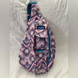 Kavu Rope Sling Bag - “Purple Ikat” Pattern | EUC!!